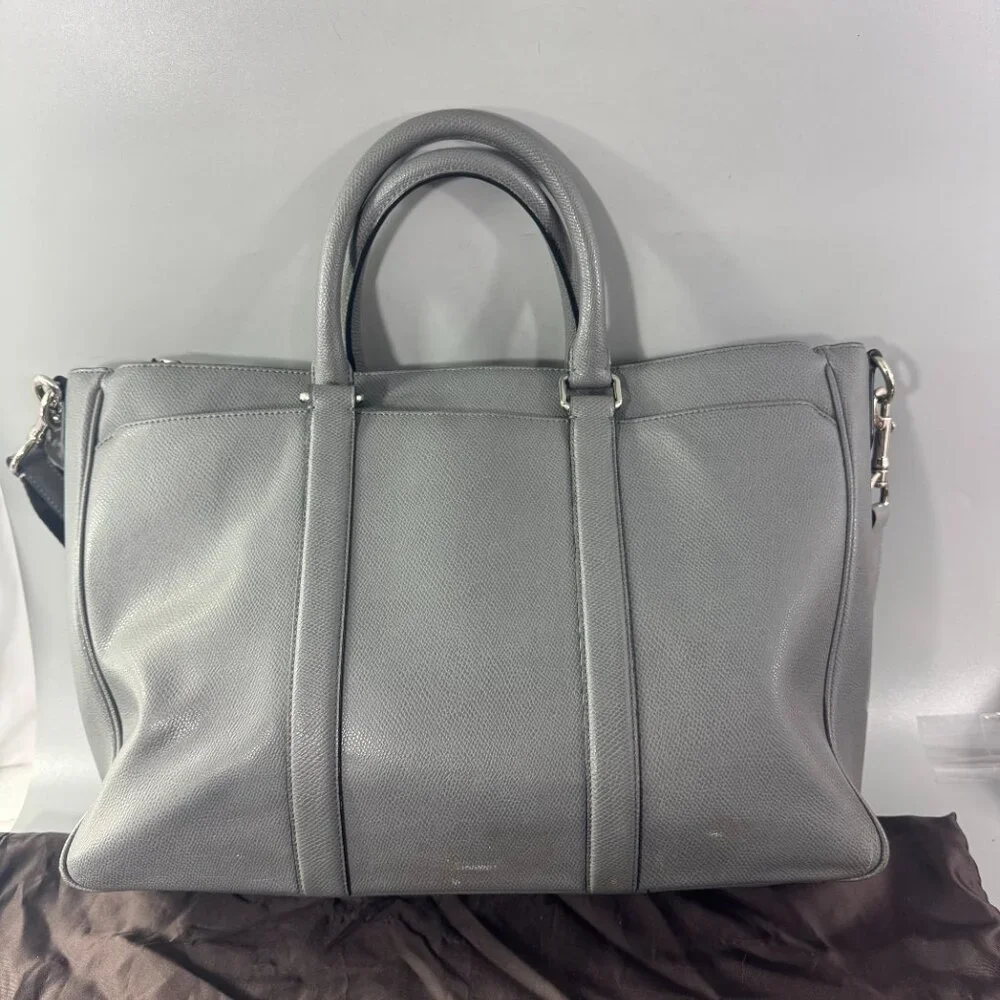 Authentic COACH F71695 METROPOLITAN BAG IN CROSSGRAIN LEATHER, ASH